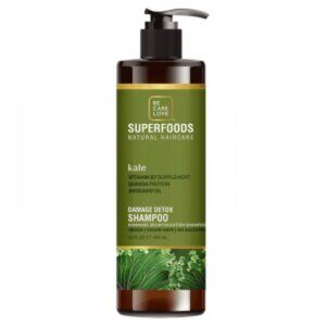 Be Care Love SuperFoods Kale Damage Detox Shampoo, 12 Oz